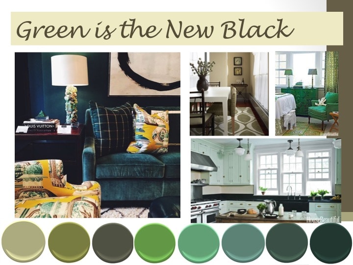 Interior Design Trend Green is the New Black
