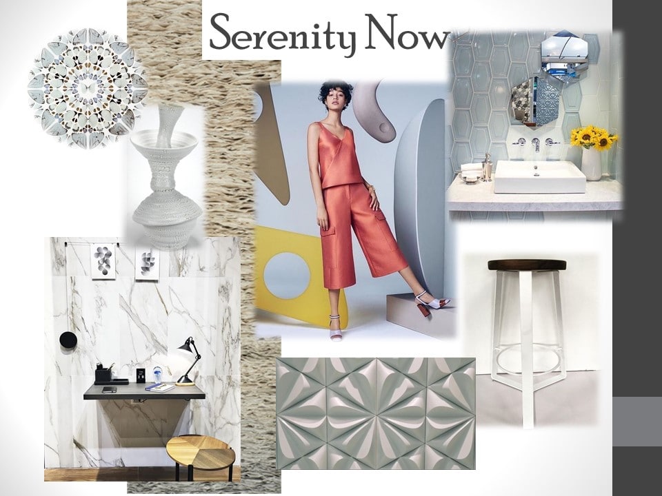 serenity now trend mood board