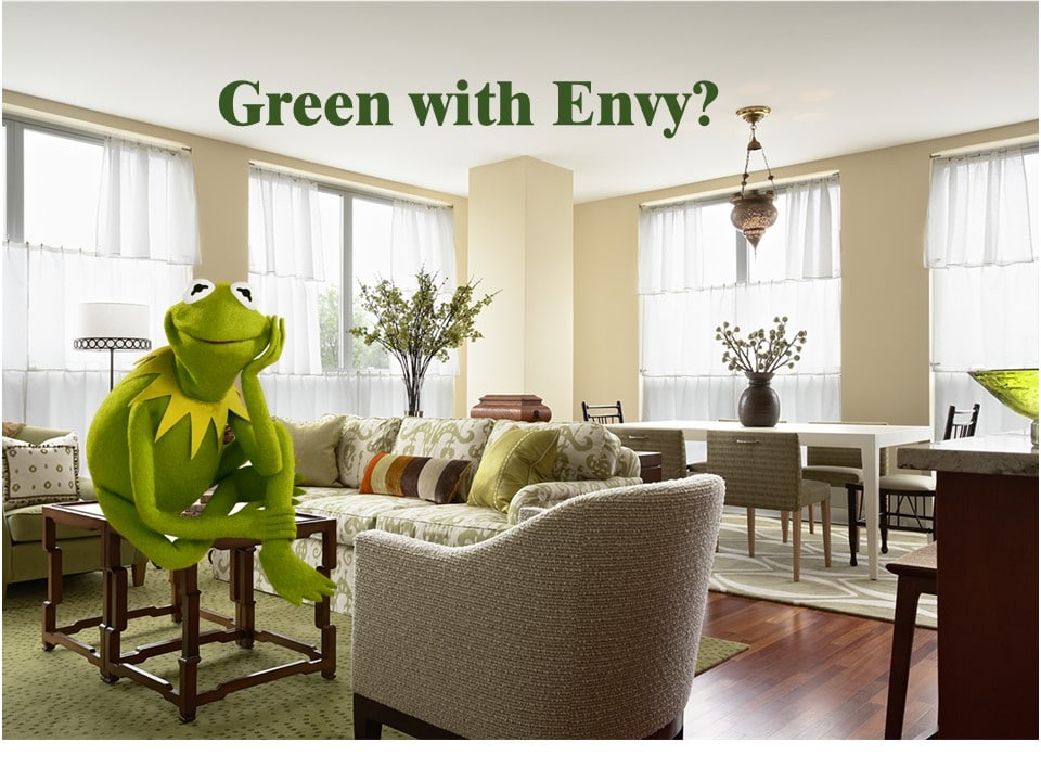 Using green in your interior design
