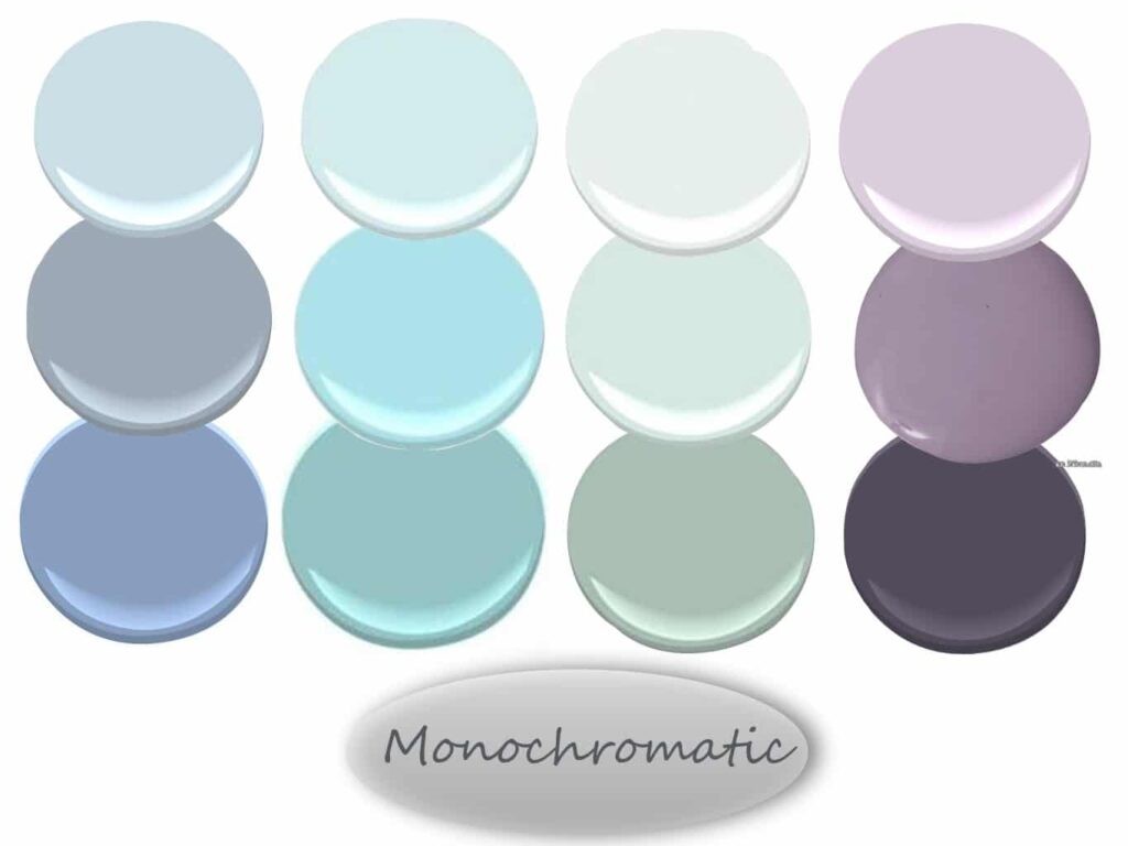 luxury bath design-monochromatic color scheme
