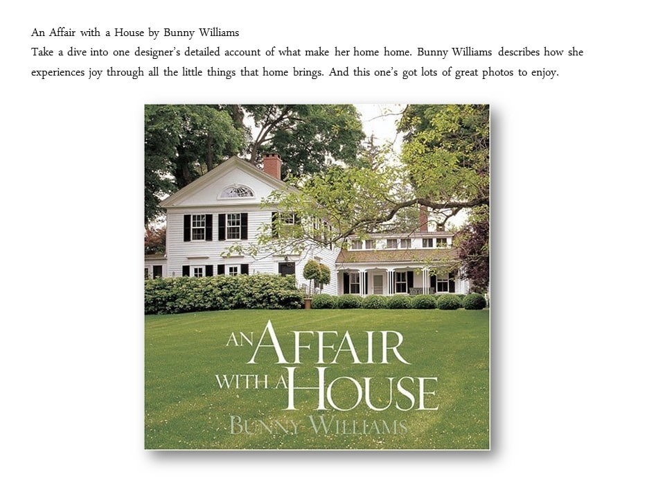 summer reading An Affair with a House Bunny Williams