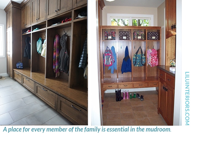 Organizing your home for back to school-mudroom