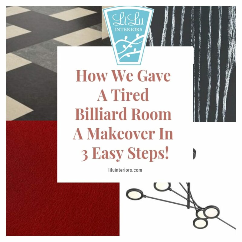 Billiard Room Design Makeover