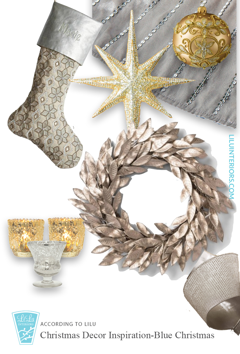 Christmas Color Schemes in colors from traditional red and green to silver and gold to blush and Barbie Pink. These shoppable christmas decor mood boards will inspire you to deck the halls in a fresh way this year.  #christmas #interiordesign #holidaydecor #christmasdecor #tealchristmas #aquachristmas #turquoisechristmas #2023christmasdecor