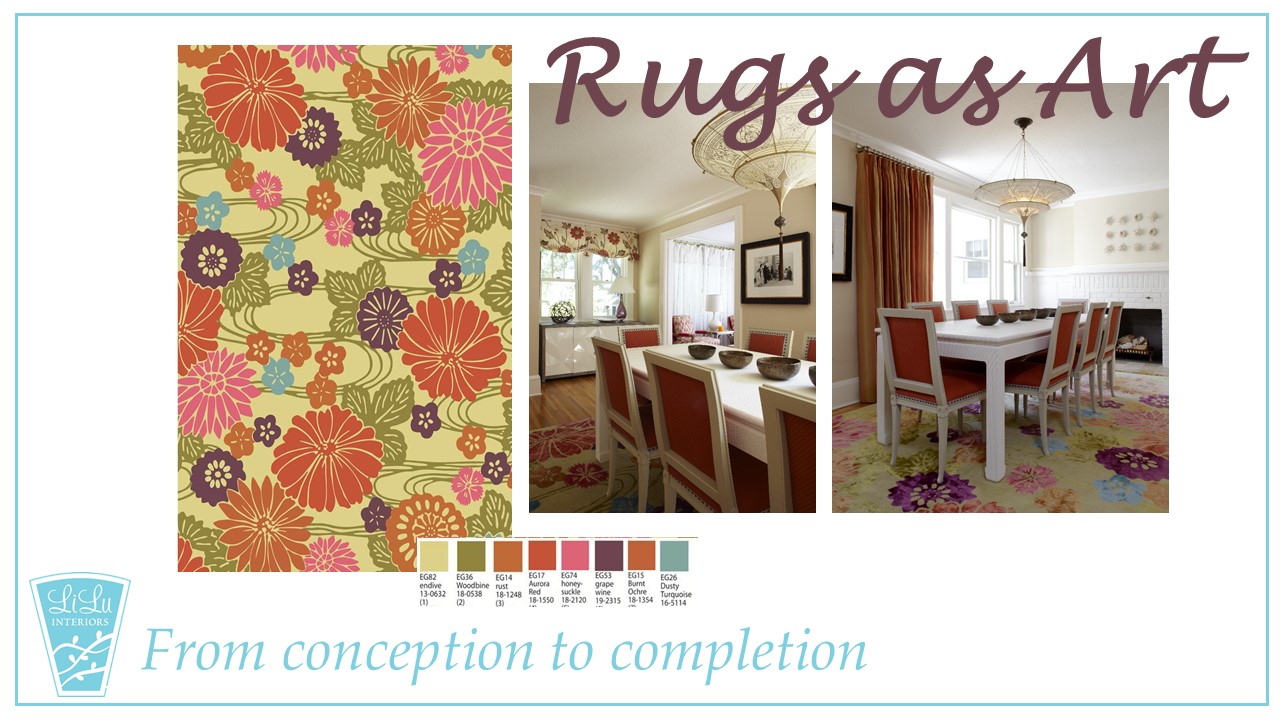 Rugs as Art: Peek at a Project