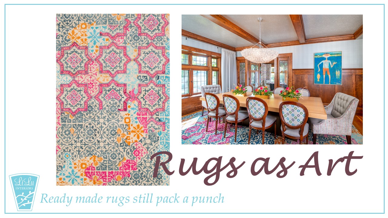 Rugs as Art: Peek at a Project