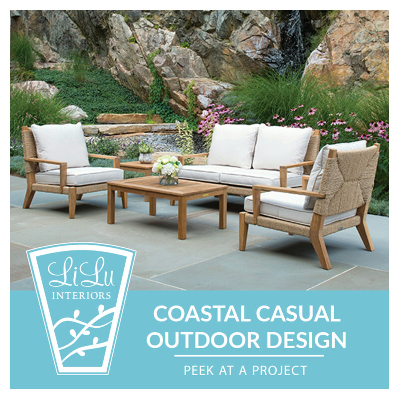 Coastal Casual Inspired Outdoor Furniture Design