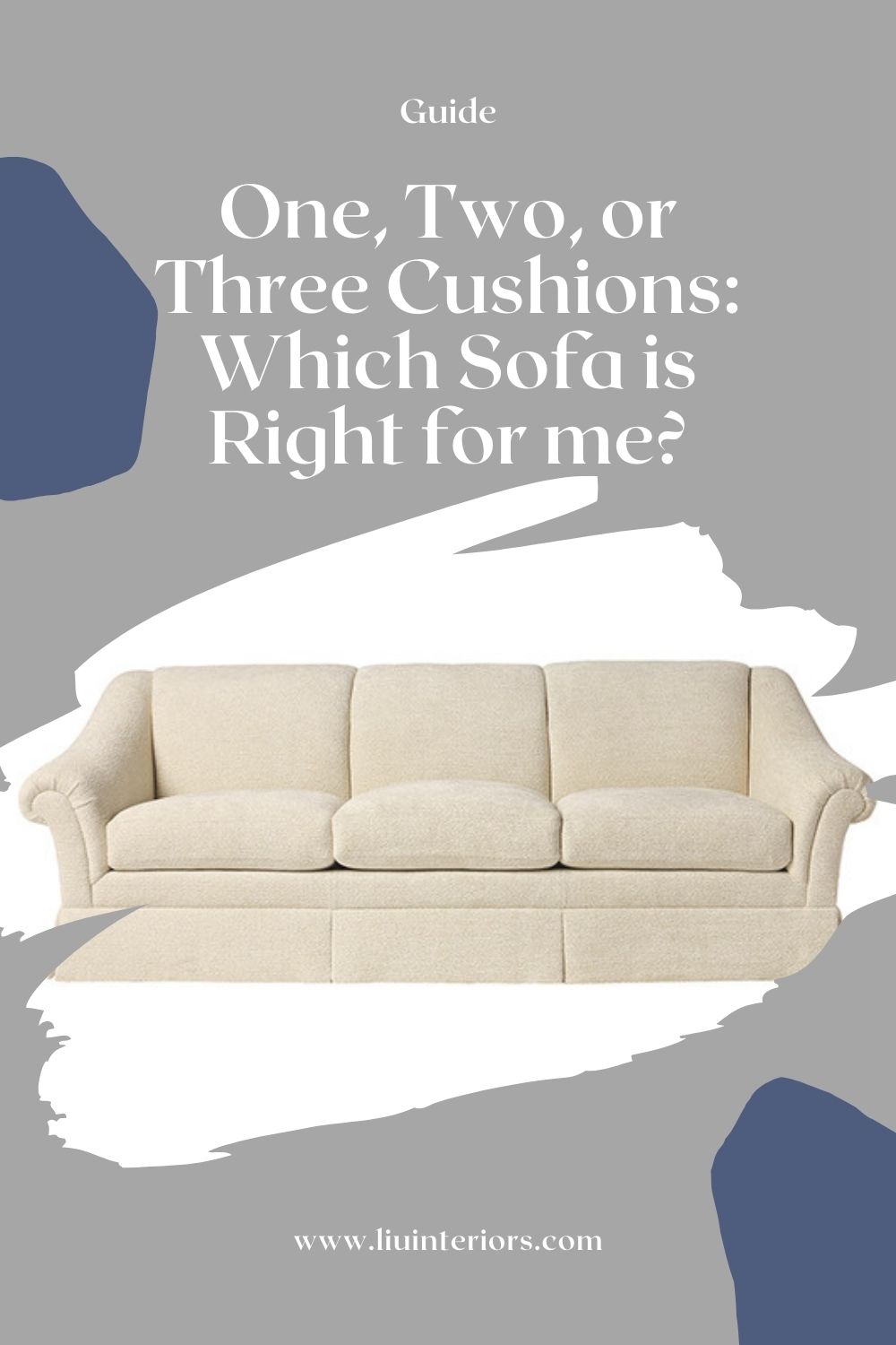 One Two Or Three Cushion Sofa Which