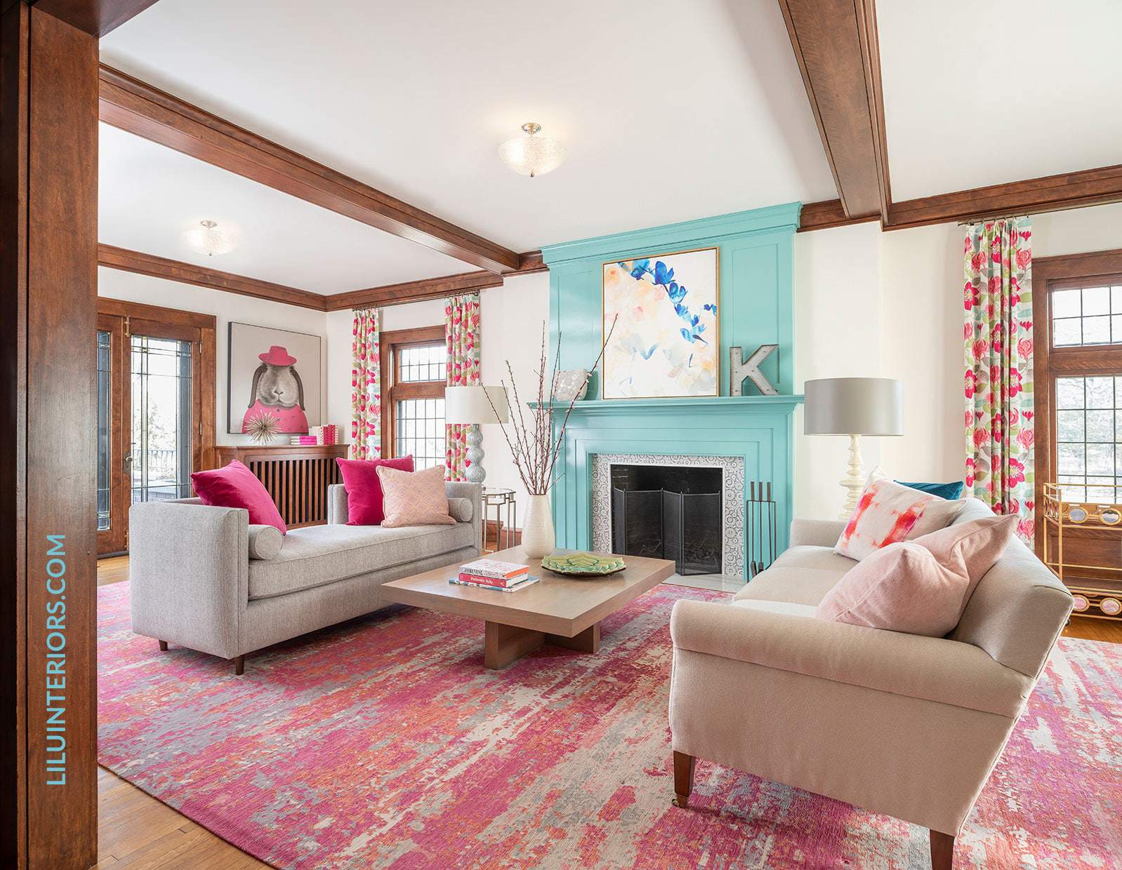1-Distinctive-luxury-living-room-pink-turquoise-Minneapolis-interior-designer-55405 copy